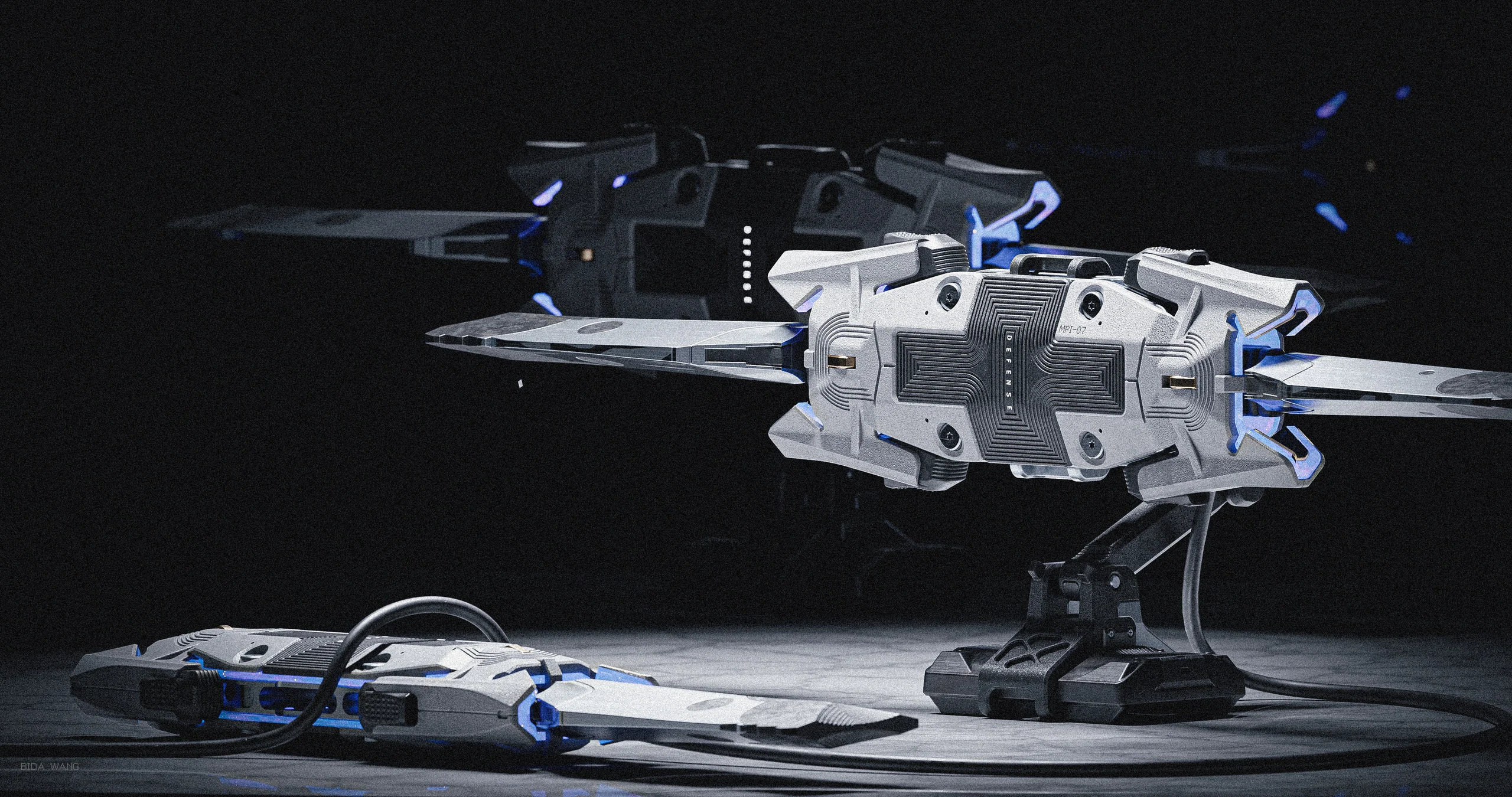 MRU-7 Pathfinder — display, concept artwork by Bida Wang